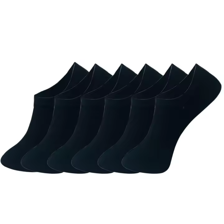 Calcetines Tobilleros Mujer o Hombre, 12 Pares Calcetines Cortos de fibra bambu,Transpirable y Anti-olor, Calcetines Invisibles de Algodón Con Silicona Antideslizante De Corte Bajo Multicolor - 1