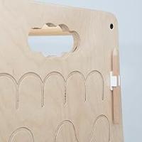 TWR ® Torre de aprendizaje evolutiva + trona bebe+ patrones Montessori (incluye lápiz de madera) 3 en 1- Torre de aprendizaje convertible en trona - 100% madera natural de alta calidad - details 6