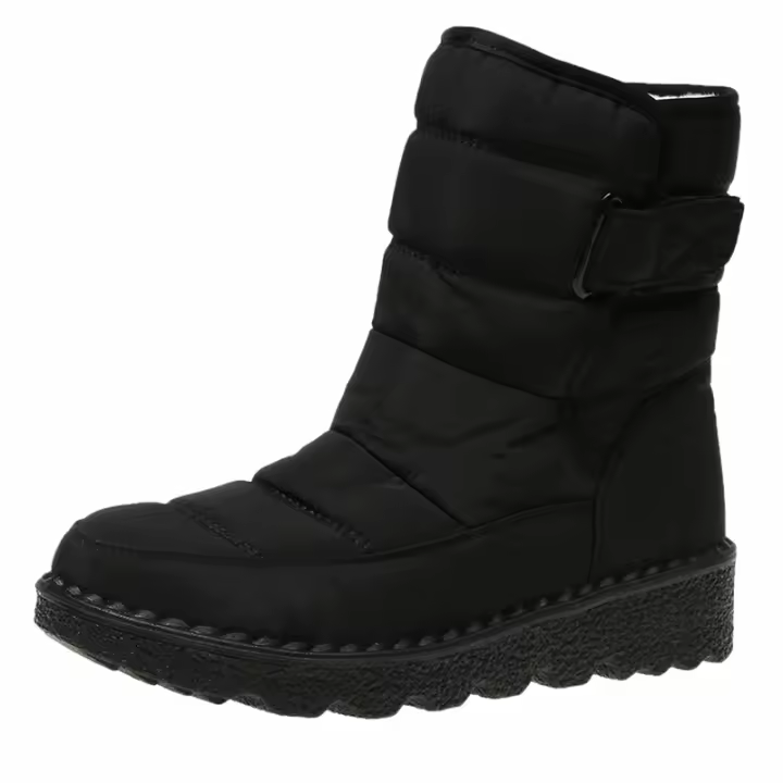 Botas De Nieve Impermeables Para Mujer 2023 Con Plush Grueso Antideslizantes Y Cálido Zapatos De Invierno Con Plush Interior Botas De Plataforma Tallas 35-44 - 1