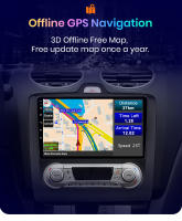 AWESAFE inalámbrico CarPlay Android Auto Radio para ford focus 2 Mk2 2004 2005 2006 2007 2008 2009 2010 2011 coche reproductor multimedia GPS 2 din autoradio volante controles RDS Bluetooth - details 11