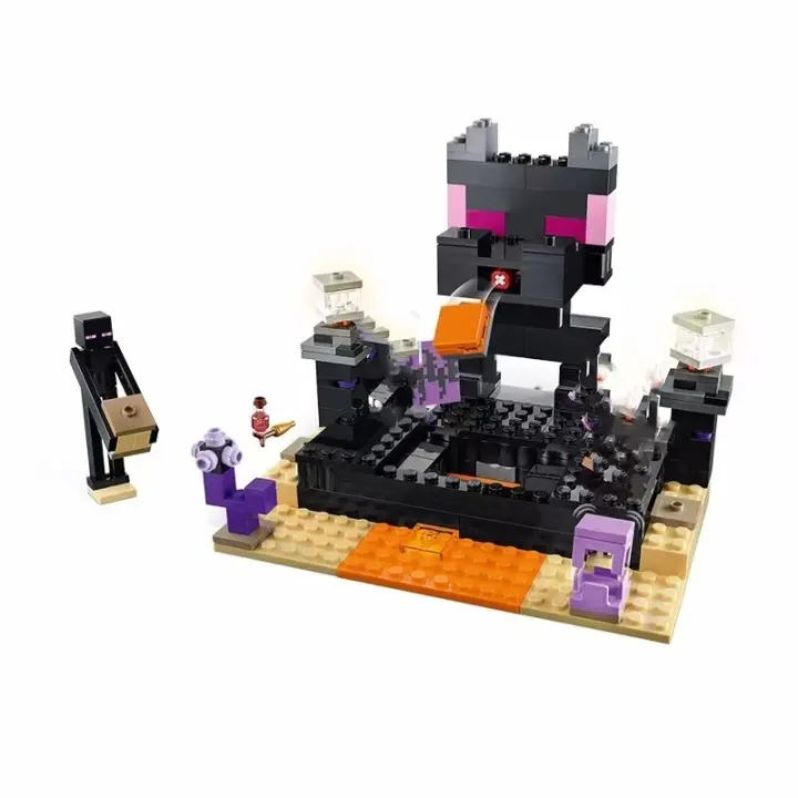 Juguetes De Bloques De Construcción Minecraft Arena Final Para Niños Juguetes Educativos De Artesanía Para Niños Regalos Unisex - 1