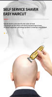 Cortador De Pelo Eléctrico Portátil Kemei KM-679 Para Hombres Cuchilla Reciprocante Trimmer De Barba Afeitadora Universal Recargable Velocidad Alta Longitud De Corte 0.5-1 Mm - details 4