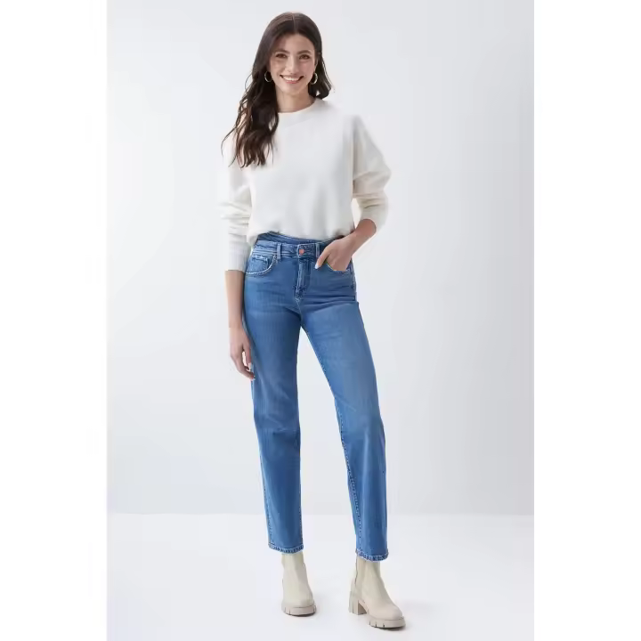 Pantalon vaquero chica SALSA 125973 8504 azul - 1