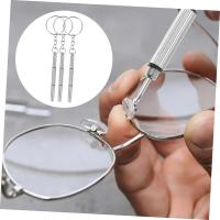 Kit De Reparación De Gafas Con Destornillador Y Llavero Herramientas Precision Portátiles Para Relojes Y Gafas Material De Acero Inoxidable Tamaño Único Color Plata - details 3