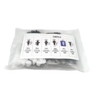 100Pcs Clips De Parachoques Plásticos Para Coche 6 Tamaños Auto Push Tipo Pino Kit De Retenci\u00f3n Con Desmontador De Fuente De Alimentaci\u00f3n Para GM - details 1