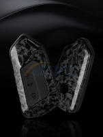 Funda De Llave De Coche En Fibra De Carbono ABS Para VW Volkswagen Golf 8 Mk8 Koda Octavia Cubierta Para Llave Inteligente Sin Llave De Reserva Accesorios De Carrocería - details 2