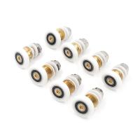 8 PCS Ruedas De Puerta Deslizante De Vidrio Para Ducha Y Baño Pulgones De 20/23/25/27mm Cuentas Centrífugas Para Armario Deslizante Material De Latón - details 5