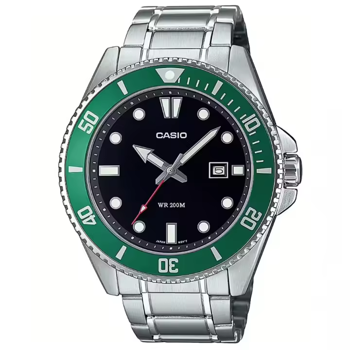 Reloj CASIO MDV-107D-3A Diver Style Unisex Correa de Acero - 1