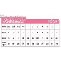 PATINES 4 RUEDAS ROOKIE ROLLERSKATES ROSA WHITE - details 1