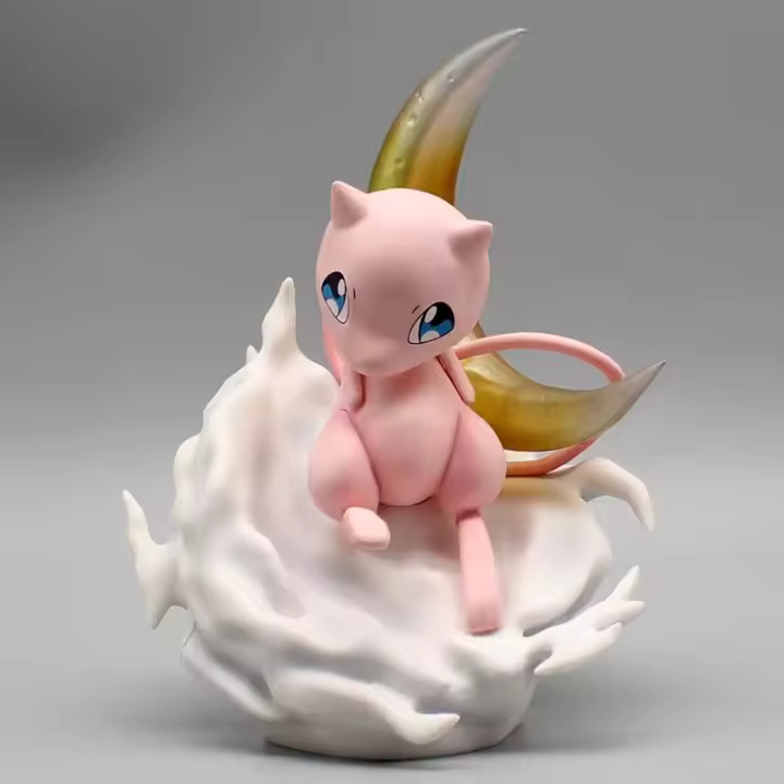 Figura De Acción Pokémon Mew Luna 14cm Anime Modelo Estatua Colección Decoración De Escritorio Ornamento Juguetes Lindos Regalo Para Niños - 1