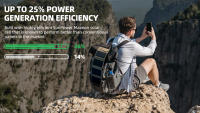 Panel Solar JMUYTOP Portátil Plegable Y Impermeable 5V Para Carga De Teléfono Móvil Y Power Bank Ideal Para Camping Al Aire Libre - details 4