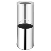 vidaXL Cubo de basura para hotel de acero inoxidable 32 L - details 2