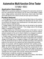 Nueva Prueba De Circuito Eléctrico Eléctrica CNBJ-823 Para Sistema Electrónico De Automóvil Con Interruptor De Alimentación Herramienta De Diagnóstico De Vehículo - details 0