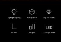 Luz De Trabajo LED Recargable Milwaukee Multi Funcional Con Rotación De 90 Grados Luz De Sitio Portátil De Batería Para Fabricación Comercial - details 1