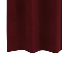 Cortinas Blackout vidaXL con ojales 2 pcs Vino Rojo Terciopelo - details 4