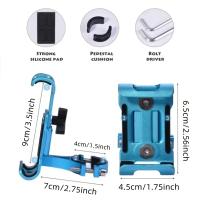 Soporte De Teléfono Para Bicicleta Y Motocicleta De Aluminio Rotativo 360 Grados Anti-deslizante Para iPhone Soporte De Navegación GPS De Metal - details 6