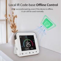 Controlador De Temperatura Y Humedad WiFi Inteligente Para Aire Acondicionado Con Pantalla Táctil LCD Y Control Remoto IR Compatible Con Google Home Alexa - details 10