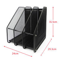Organizador Metálico de 3 Cajones para Oficina – Revistero Profesional con Estructura Duradera, Ideal para Archivos, Documentos y Material de Trabajo. Archivador metálico de cajetin, Estantería de acero para documentos. 10564-12 - details 1