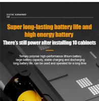 Juego De Destornilladores Eléctricos Recargables Herramienta De Perforación Manual Con Batería De Litio Portátil Para Uso Doméstico Y DIY - details 5