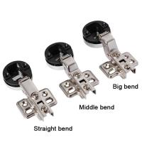 2Pcs Juego De Bisagras Para Puerta De Vidrio 26mm Para Armario De Vino Y Mostrador Bisagra De Amortiguación Y No Bisagra - details 1