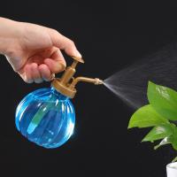 Botella De Rociador Redonda De 350ML Alta Calidad Múltiple Uso Para Riego De Plantas Y Flores Portátil Para Jardinería Con Rojellador - details 6