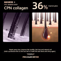 Secador De Pelo Profesional De Ión 1000W Alta Calidad Secado Rápido Bajo Ruido Portátil Calor Y Frío - details 5