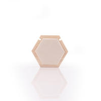 Soporte De Joyería Creativo En Forma Geométrica Madera Para Colgantes Pulseras Pulseras Anulares Expositor De Escritorio - details 11