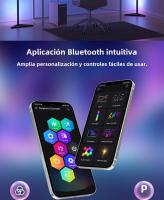 Lámpara De Piso RGB LED 140cm Para Ambiente Moderno Iluminación Decorativa Dimmable Para Dormitorio Material De Aluminio Certificación VDE UL SAA RoHS - details 2