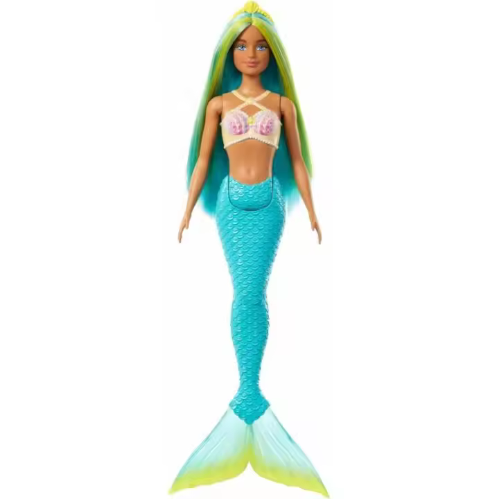 BARBIE MUÑECA SIRENA COLA VERDE DE MATTEL - 1