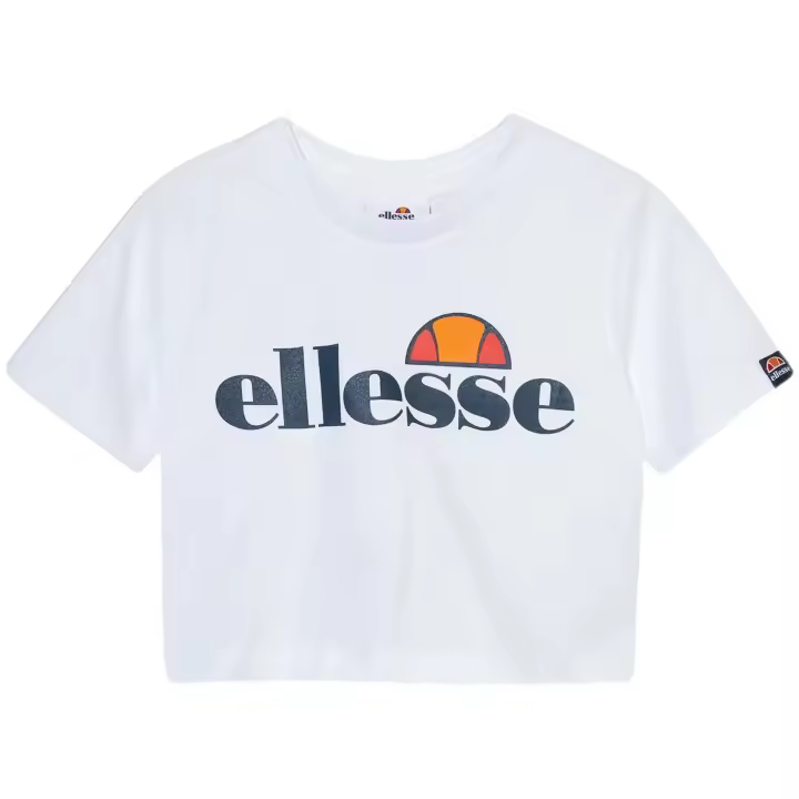 Camiseta Ellesse Nicky Crop para kids en color blanco - 1
