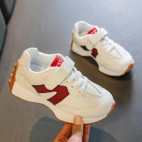 Zapatos Para Niños Y Niñas Suela De Goma Transpirables De Cuero PU Tenis Planos Para Bebés En Colores Rosa/Negro/Ceniza Tallas 21-36 - details 9