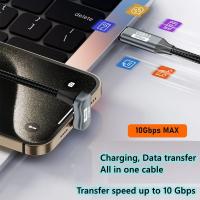 Cable USB C a C En Forma De U PD 100W 5A USB 3.2 Tipo C Extensión De Datos Cordón Para Carga Rápida Y Sync De Datos 4K@60Hz 10Gbps Para Dispositivos USB C - details 1