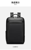 Mochila de cuero genuino para hombre, mochila de negocios para computadora, mochila de viaje de ocio de gran capacidad para estudiantes universitarios, estudiantes de secundaria y preparatoria. - details 27