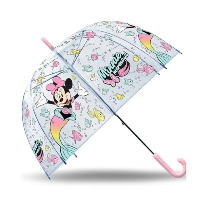 Paraguas Campana Transparente Minnie Mouse Mermaid 76390 - 1