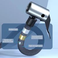 CAER Compresor De Aire Inteligente 150PSI 12V Con Luz LED Inflador De Neumáticos De Coche Portátil 6000mAh Inflador De Neumáticos Sin Cable Para Motocicleta - details 6