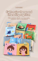 Libros De Tela Suaves Para Bebés Juegos Educativos De Aprendizaje Temprano Montessori Con Toque 3D Y Contraste Alto Juguetes Sensoriales Para Niños - details 2