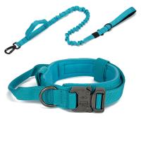 Juego De Collar Y Correa Para Perros De Nylon Resistente Con Reflejante Tactical Entrenamiento Gran Tamano Dispositivo Inteligente No Personalizado Padded Quick Release Todas Las Estaciones - details 21