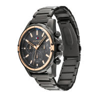Reloj de Hombre Tommy Hilfiger 1791790, Esfera Negro de 45 MM + Caja de Regalo Elegante - details 0