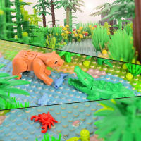 Bloques De Construcción Clásicos Base Placa De Granos 580pcs Pack Para Crear Un Escenario De Selva Tropical Para Niños - details 2