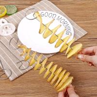 Spiralizer Para Chips Con 4 Varillas De Acero Inoxidable Hacer Tornado Espiral Cortador De Papas Manual Cortador De Patatas Torcidas - details 2