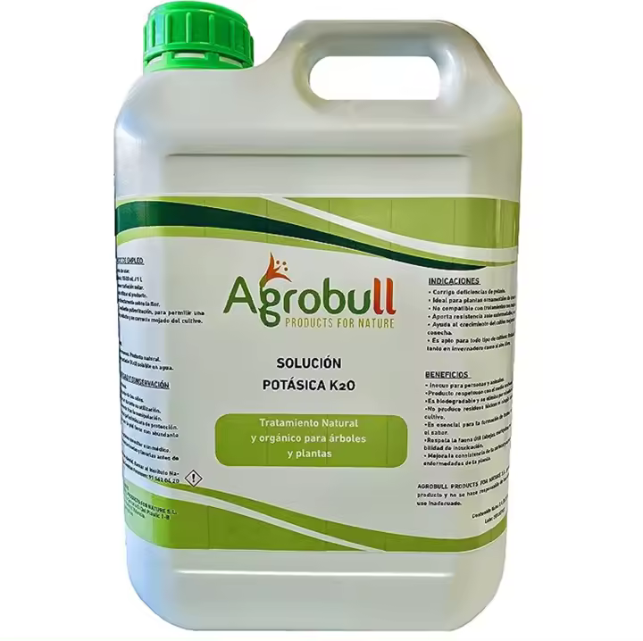 Jabón Potásico Agrobull® 5 Lit | Fungicida E Insecticida para Jardín y Agricultura Ecológica - 1
