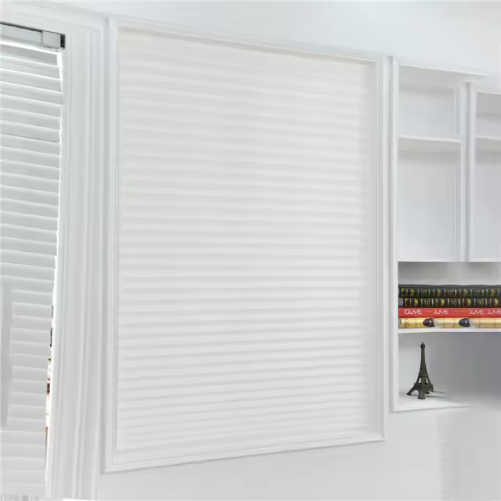 Cortinas De Blinds Plegables No Tejidas Autoadhesivas Para Sala De Estar Cocina Dormitorio Medio Aislamiento Luz Ventanas Blindaje - 1