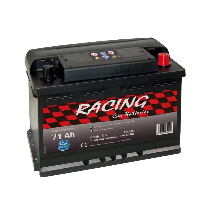 Bateria Racing 71 Ah T6 - Calidad y Rendimiento Excepcionales - 1