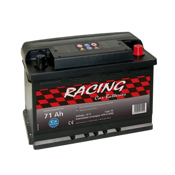 Bateria Racing 71 Ah T6 - Calidad y Rendimiento Excepcionales - 1