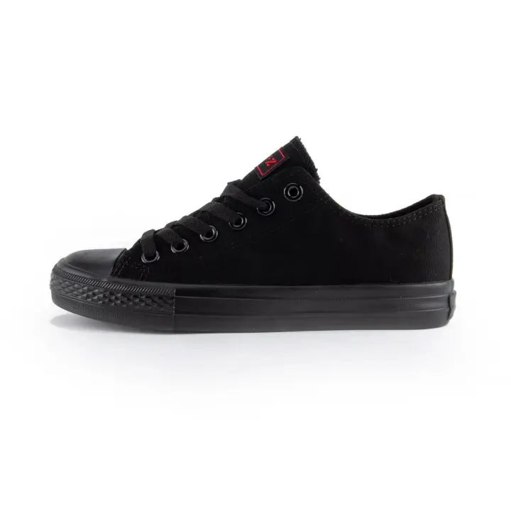 ANDY-Z  AZ1005 Todo negro  Zapatillas de lona para mujer. - 1