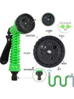 ARISESHOP-Manguera de jardín Extensible - Flexible Manguera de 7.5M/15M/30M con 7 Funciones de riego - para regar o Lavar el Coche con Agua a presión - details 2