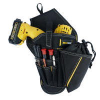 Funda Para Taladro Y Destornillador De Impacto Con Bolsillo Para Bits De Alta Resistencia Para Cinturón De Herramientas Material De Poliéster - details 3