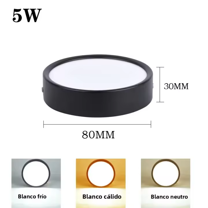 Spot Led Bajo Luz De Techo Superficie Iluminación Para Sala De Estar Pasillo Dormitorio Fuente De Luz Energía Ahorro Poder Fuente: AC Voltaje: 220V - 1