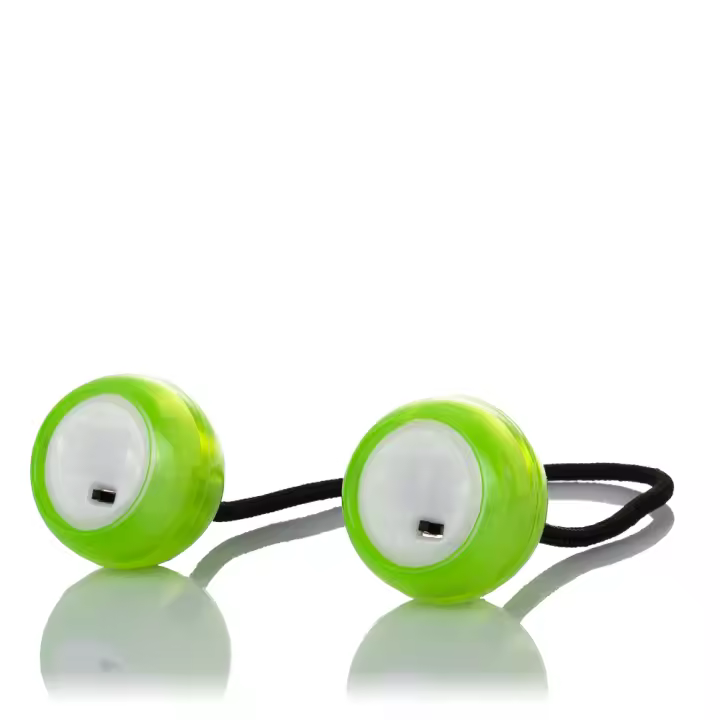 DAM. CLACKER BALL ANTI ESTReS SEMI ESFeRICAS CON LUZ LED MULTICOLOR 19x3x3cm. - 1