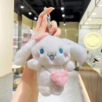 Llavero De Peluche Kawaii Sanrio Con Figura De Anime Cinnamoroll Decoración Para Bolso Regalo De Moda Para Niñas Y Niños - details 2